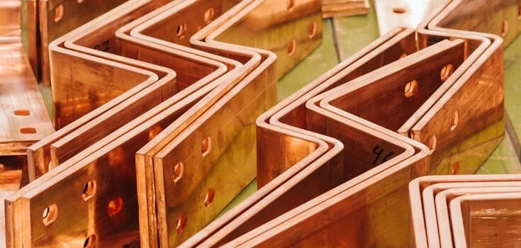 custom copper machining services